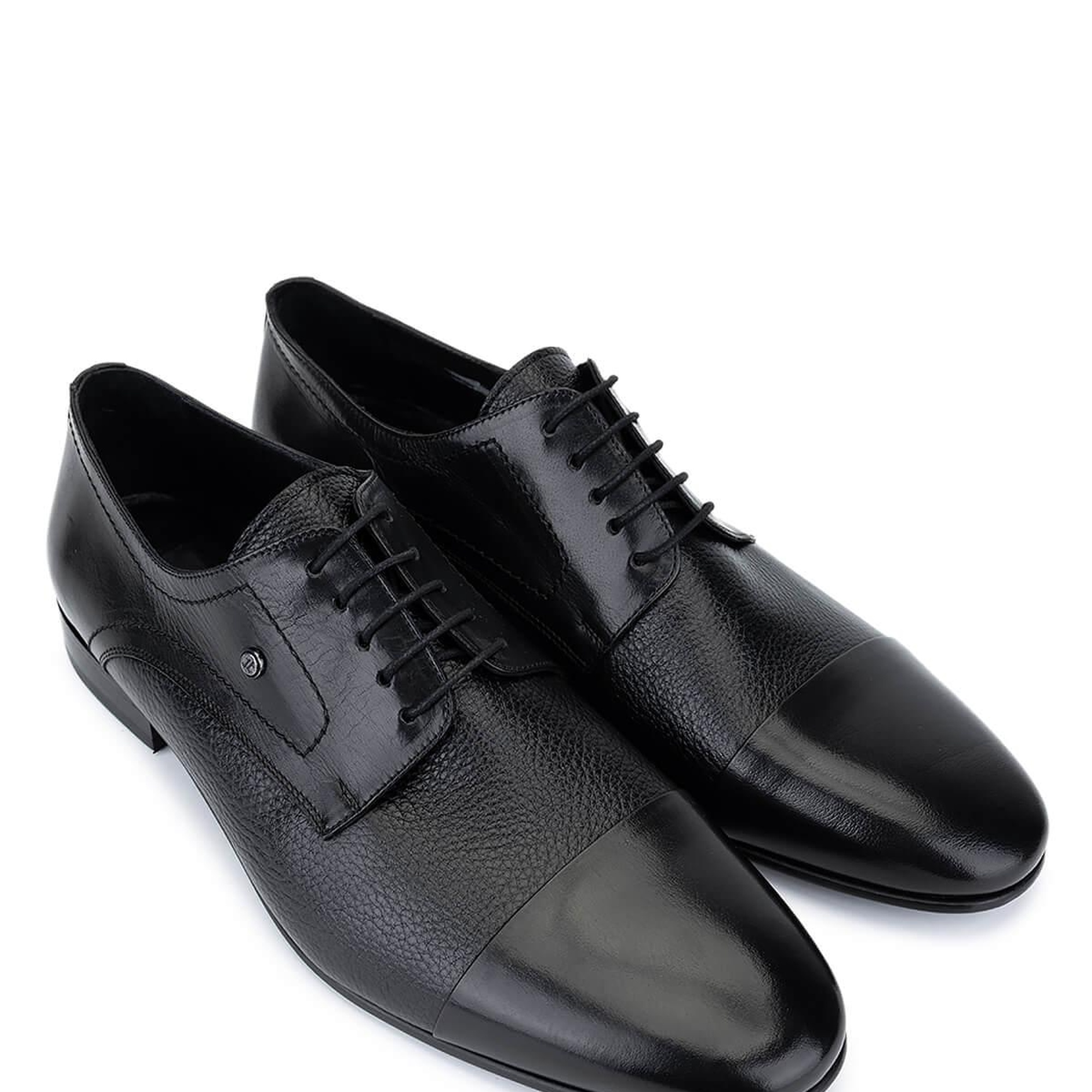 Tamer Tanca Erkek Hakiki Deri Siyah Klasik Ayakkabı