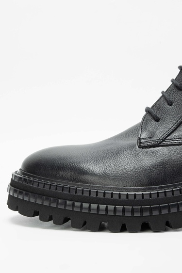  Tamer Tanca Erkek Hakiki Deri Siyah POSTAL Bot