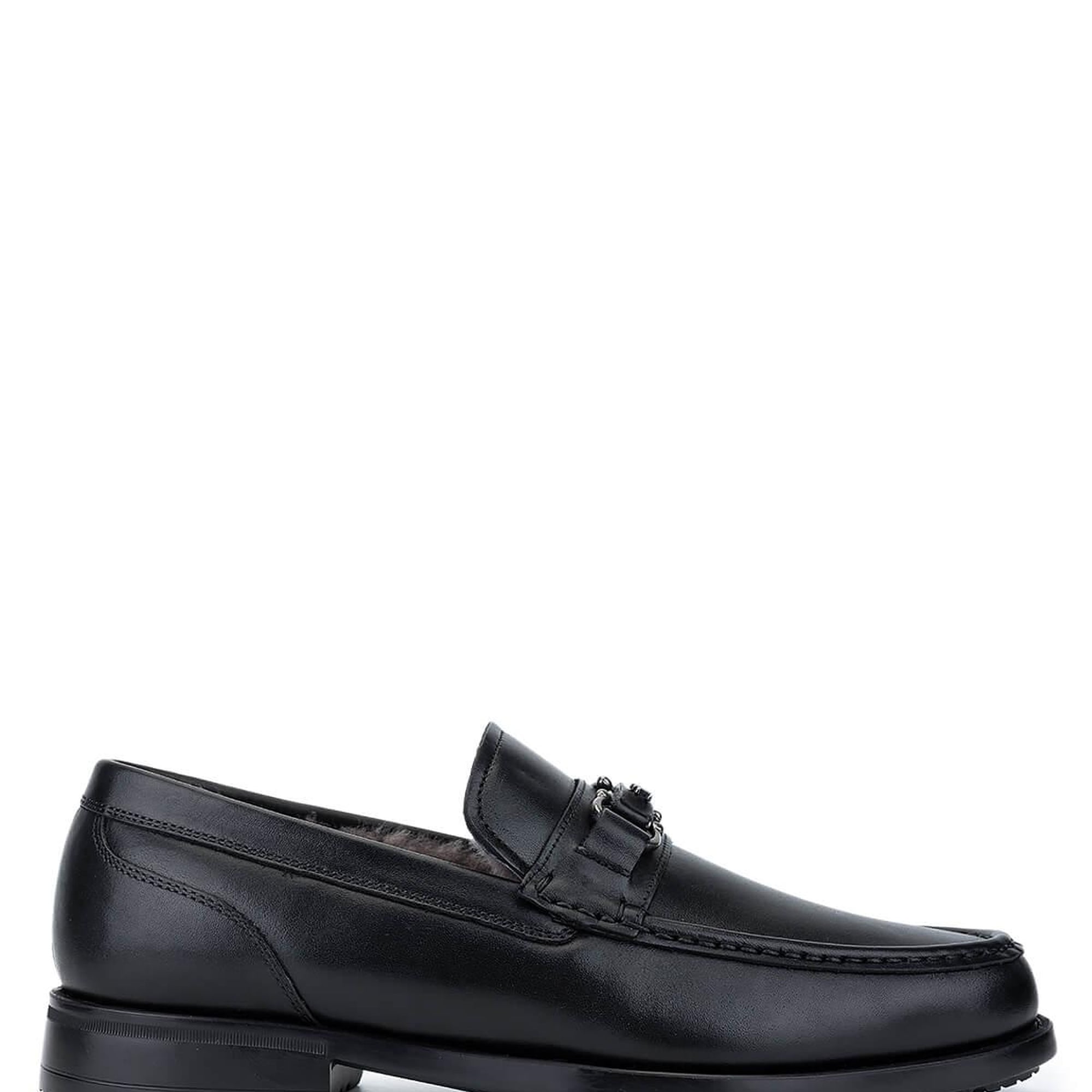 Tamer Tanca Erkek Hakiki Deri Siyah Makosen Ayakkabı