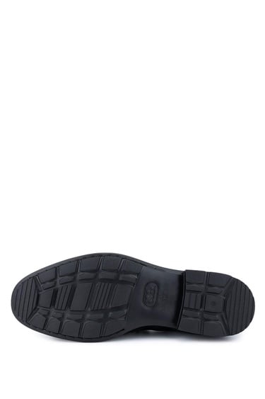  Tamer Tanca Erkek Hakiki Deri Siyah Makosen Ayakkabı