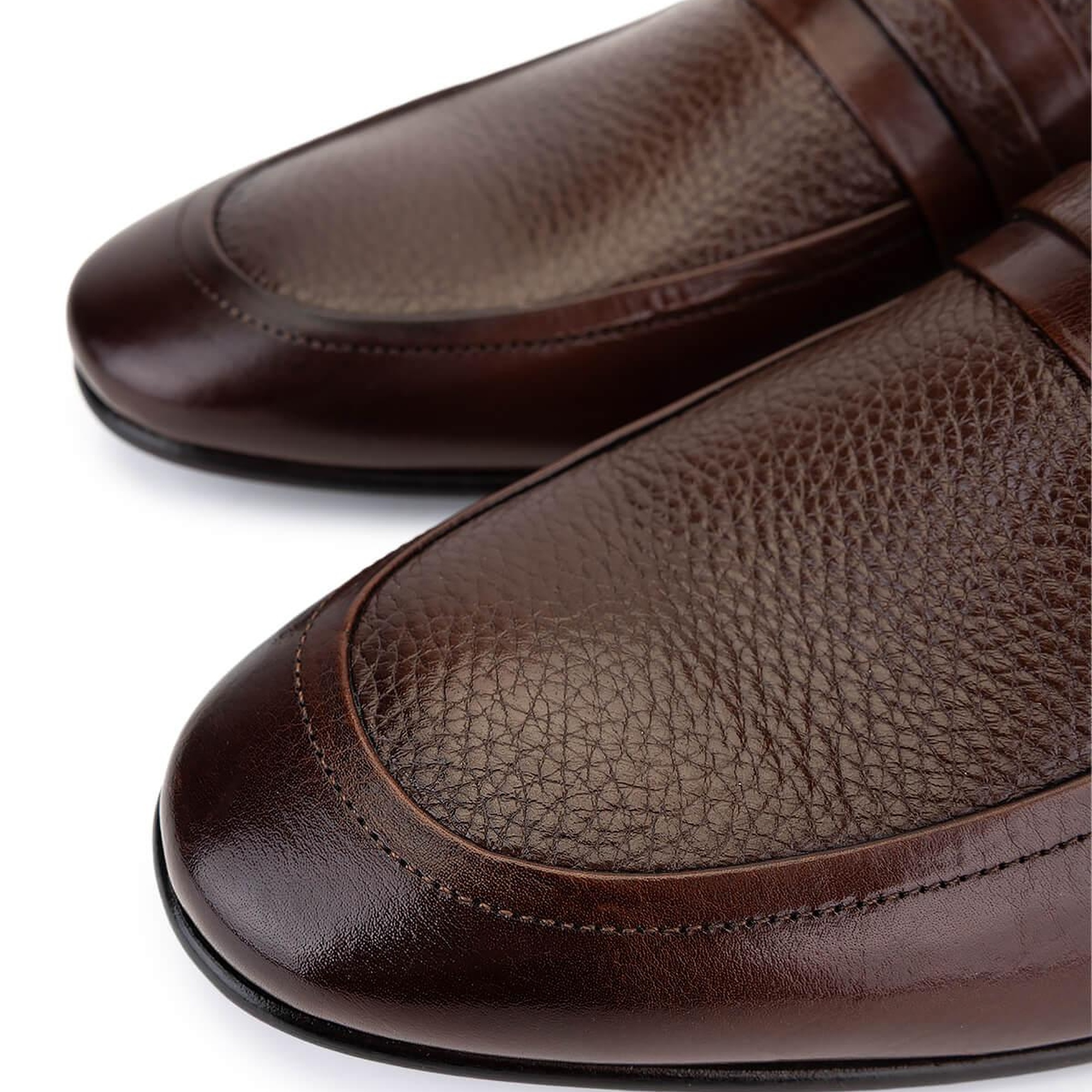 Tamer Tanca Erkek Hakiki Deri Taba Bufalo Makosen Ayakkabı