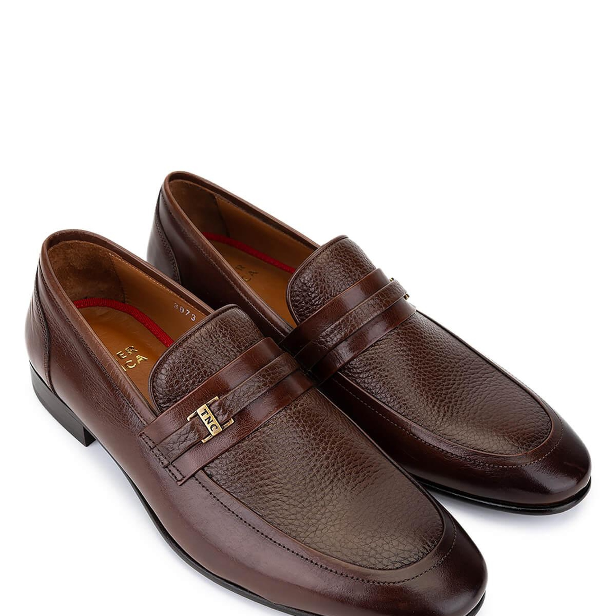 Tamer Tanca Erkek Hakiki Deri Taba Bufalo Makosen Ayakkabı