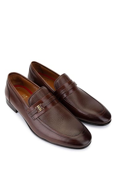  Tamer Tanca Erkek Hakiki Deri Taba Bufalo Makosen Ayakkabı