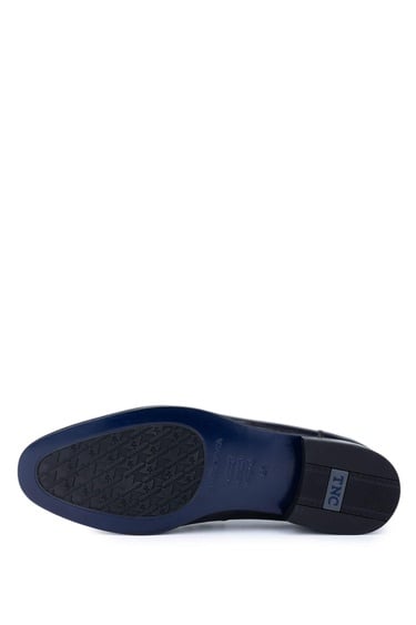  Tamer Tanca Erkek Hakiki Deri Lacivert Makosen Ayakkabı