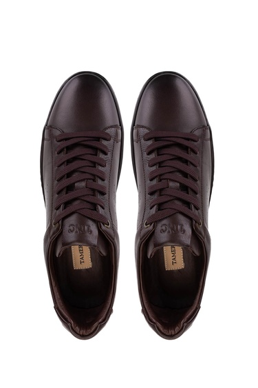  Tamer Tanca Erkek Hakiki Deri Kahverengi Sneakers & Spor Ayakkabı