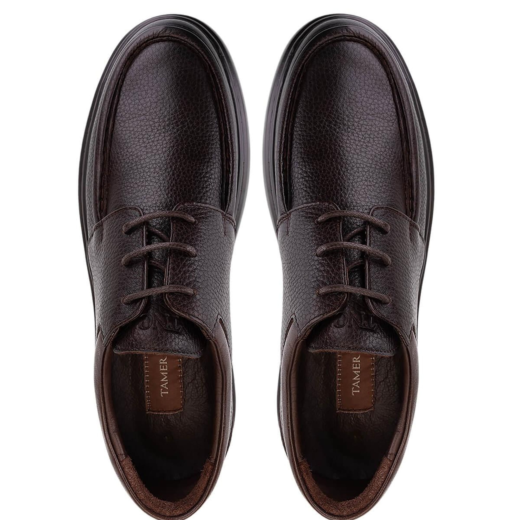 Tamer Tanca Erkek Hakiki Deri Kahverengi Casual Ayakkabı