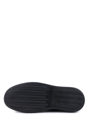  Tamer Tanca Erkek Hakiki Deri Siyah Floter Casual Ayakkabı