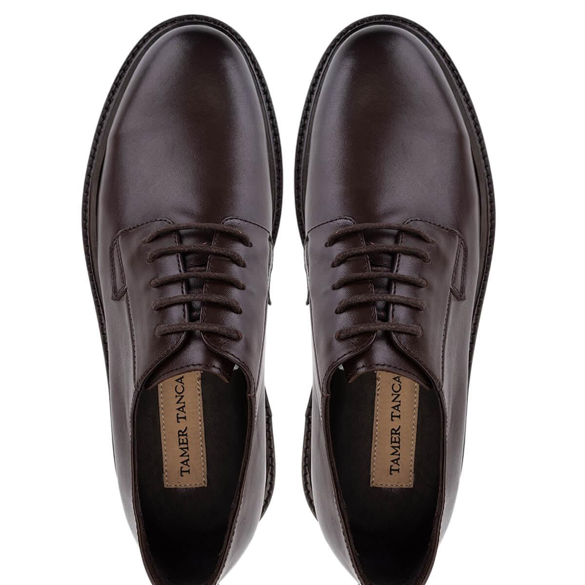 Tamer Tanca Erkek Hakiki Deri Kahverengi Casual Ayakkabı