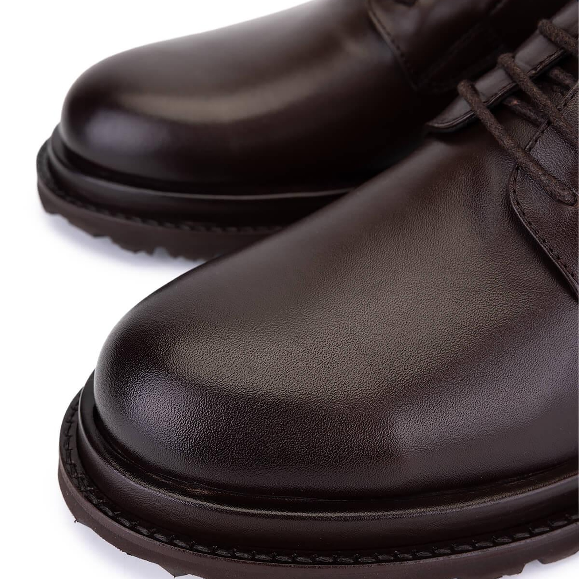 Tamer Tanca Erkek Hakiki Deri Kahverengi Casual Ayakkabı