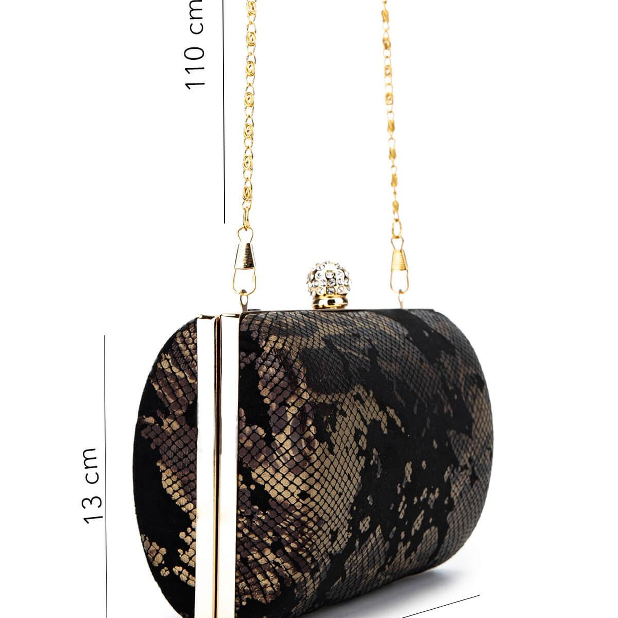 Tamer Tanca Kadın Vegan Siyah Abiye Çanta