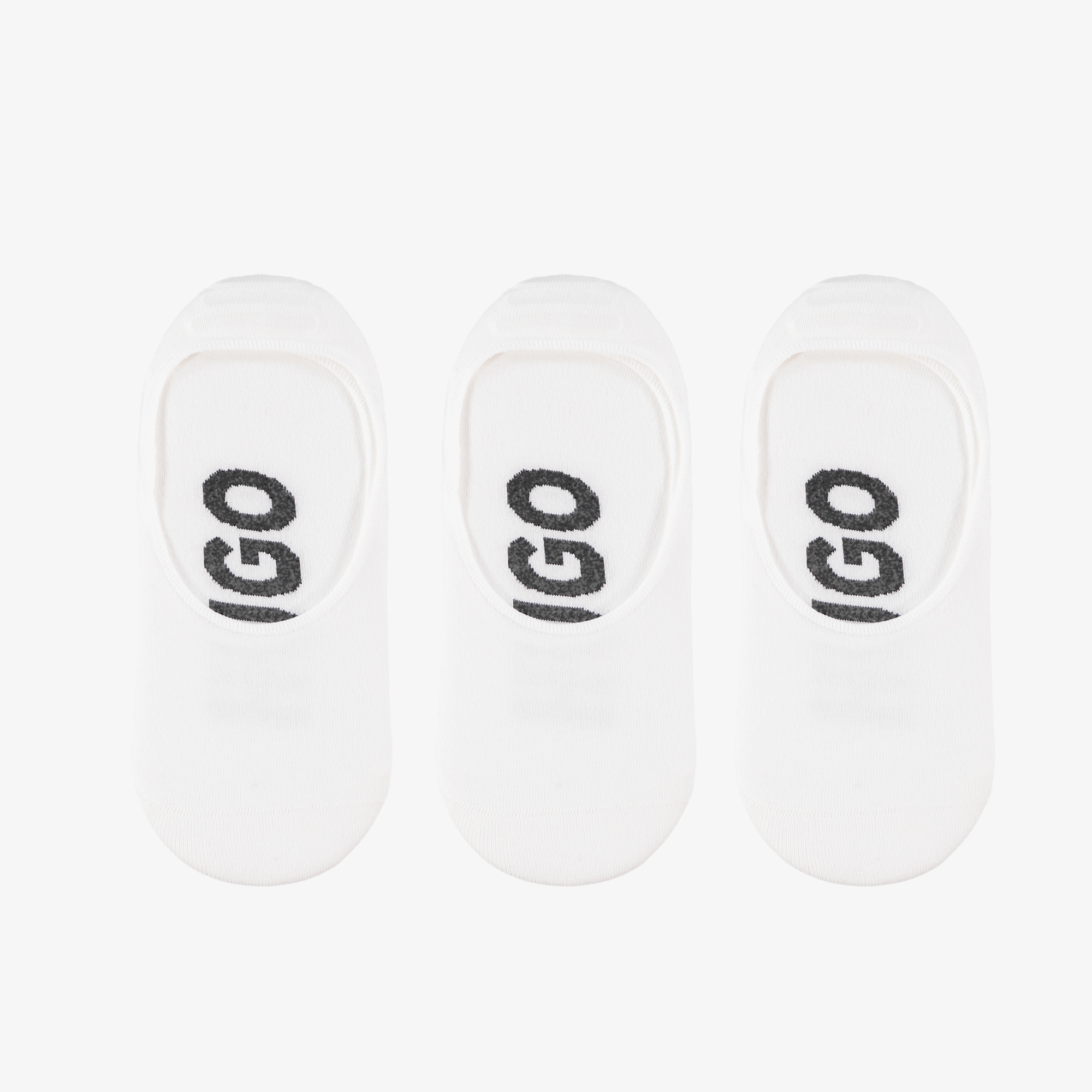 Hugo Logo Erkek Beyaz 3'Lü Çorap