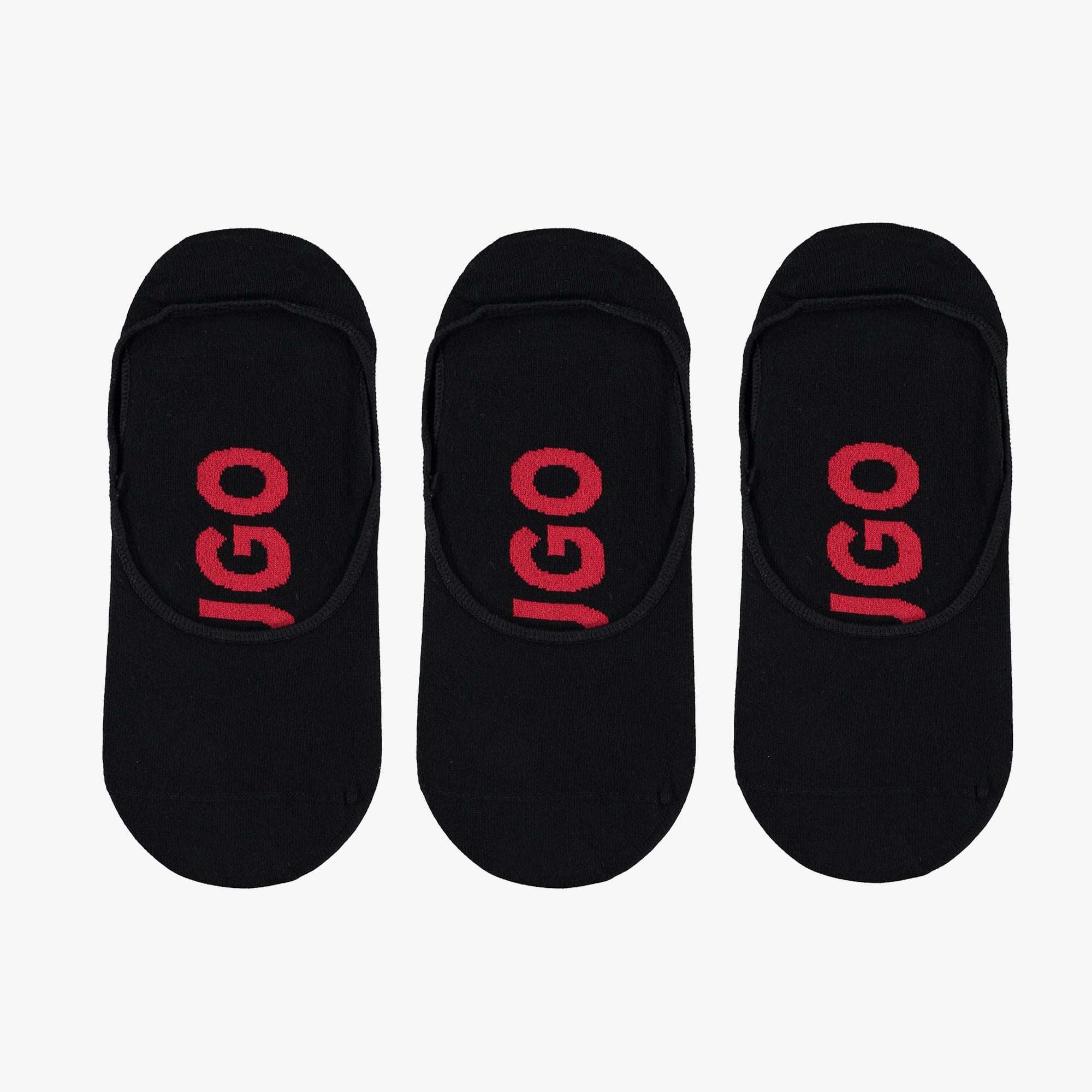 Hugo Logo Erkek Siyah 3'Lü Çorap