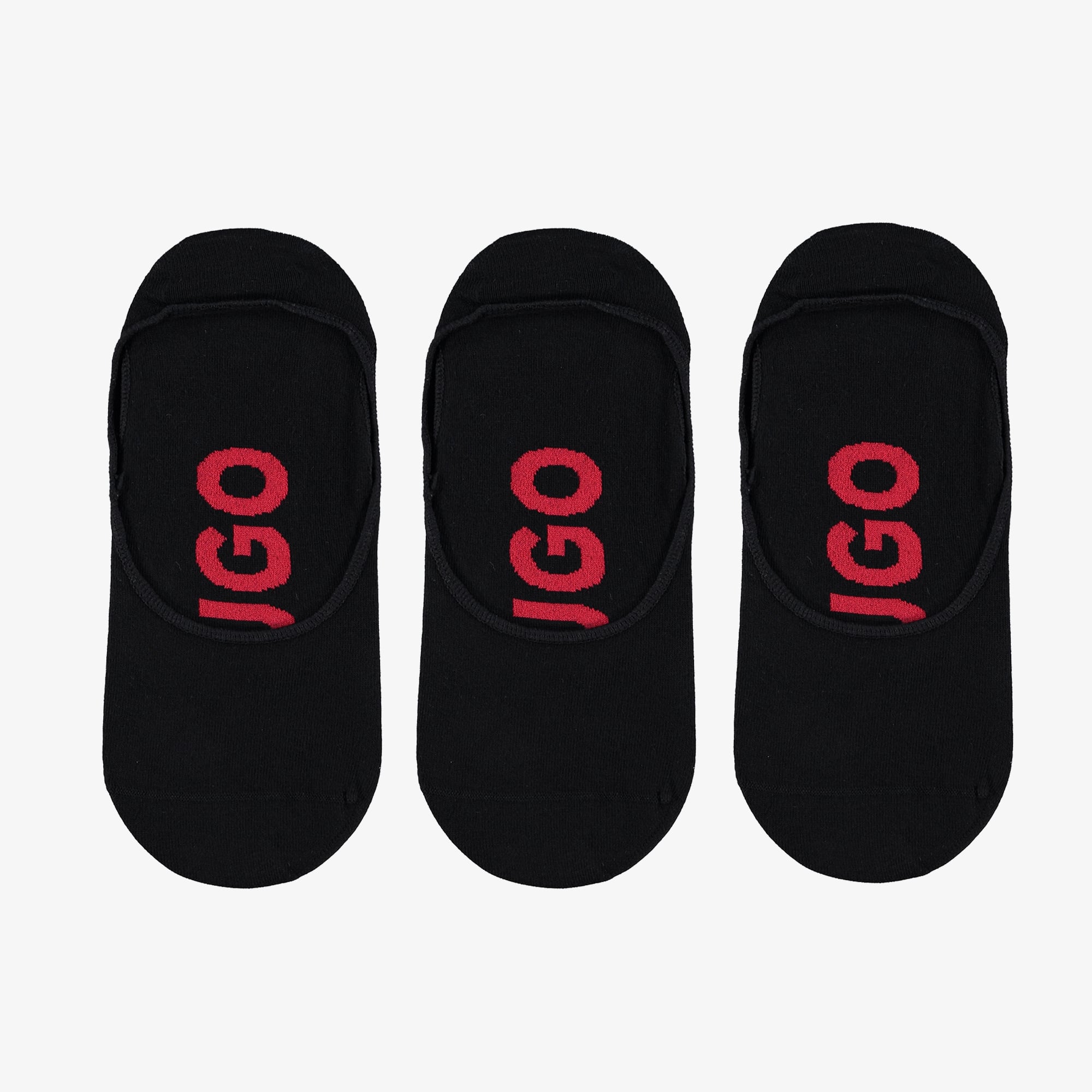  Hugo Logo Erkek Siyah 3'Lü Çorap