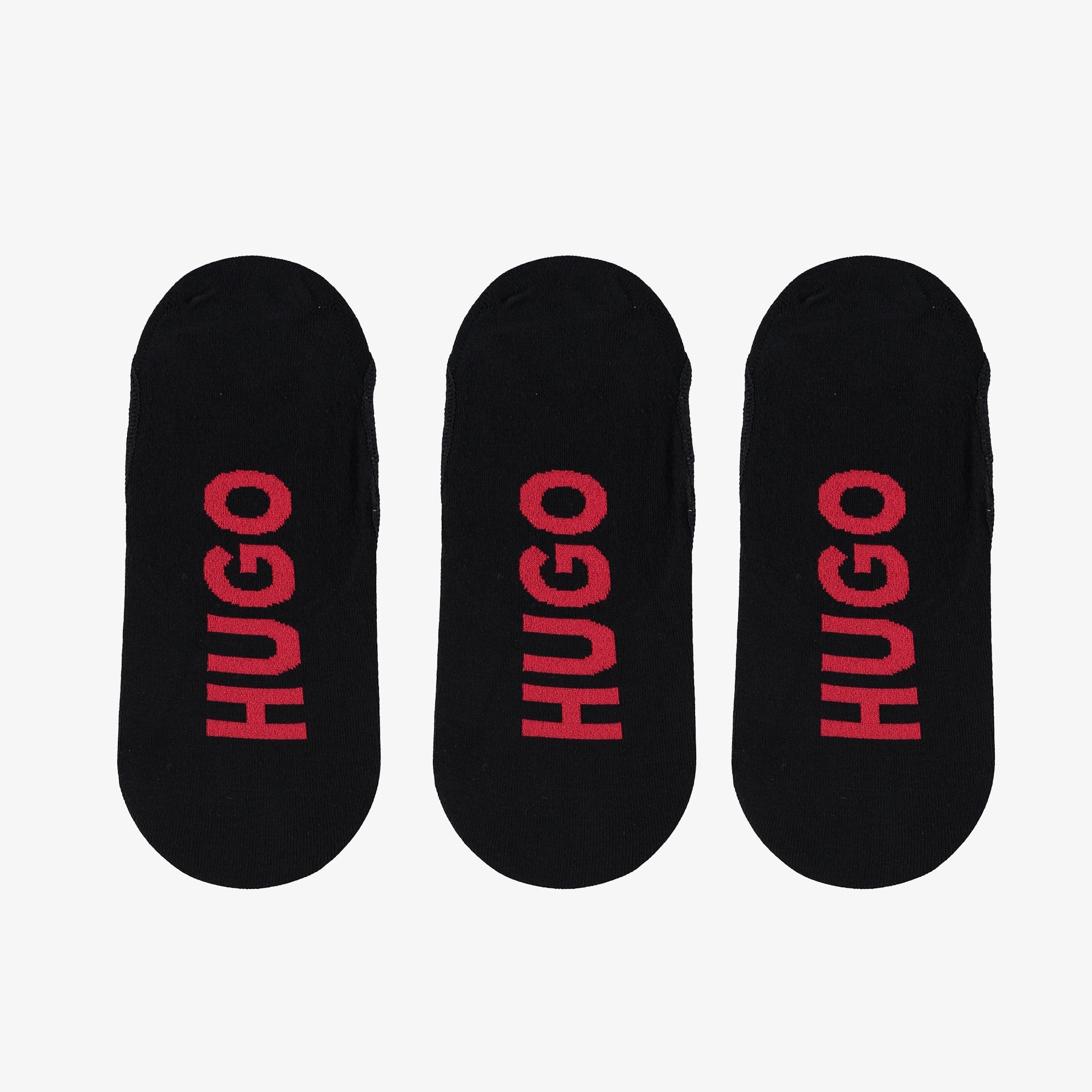 Hugo Logo Erkek Siyah 3'Lü Çorap