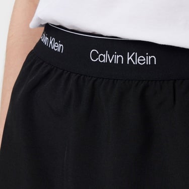  Calvin Klein Wo - Woven Kadın Siyah Etek