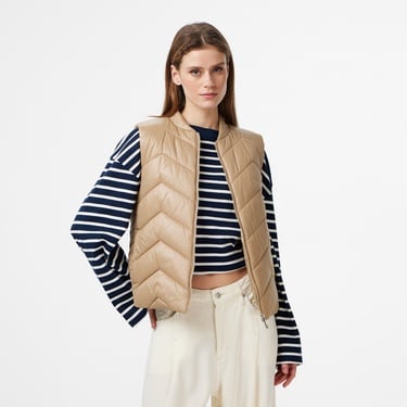  Boss Palattini Kadın Kahverengi Yelek