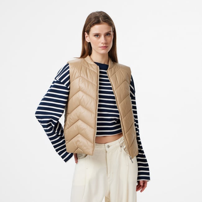  Boss Palattini Kadın Kahverengi Yelek