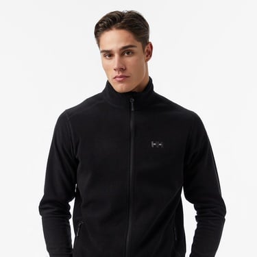  Helly Hansen Fullzip Erkek Siyah Outdoor Polar Mont