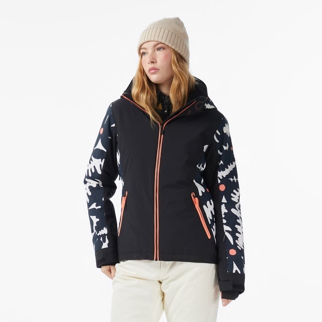  Roxy Free Jet Kadın Gri Kayak Montu