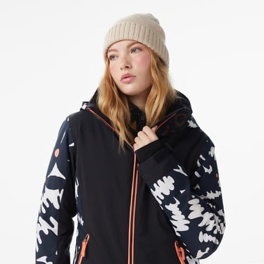  Roxy Free Jet Kadın Gri Kayak Montu