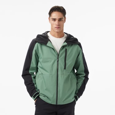  Quiksilver Mission Block Erkek Yeşil Kayak Montu