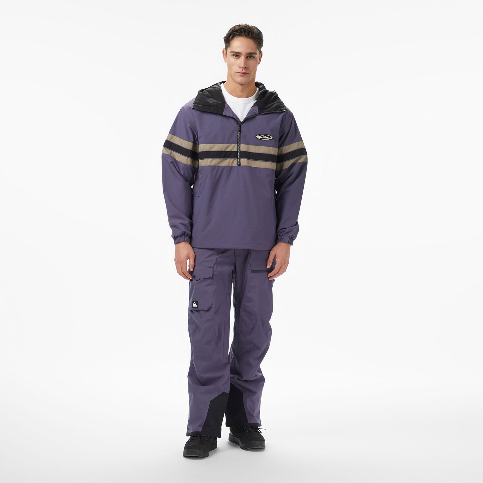  Quiksilver Utility Pt Erkek Mor Kayak Pantolonu