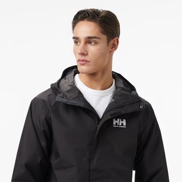  Helly Hansen Seven J Erkek Siyah Yağmurluk