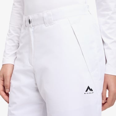  McKinley Debbie II Kadın Beyaz Kayak Pantolonu