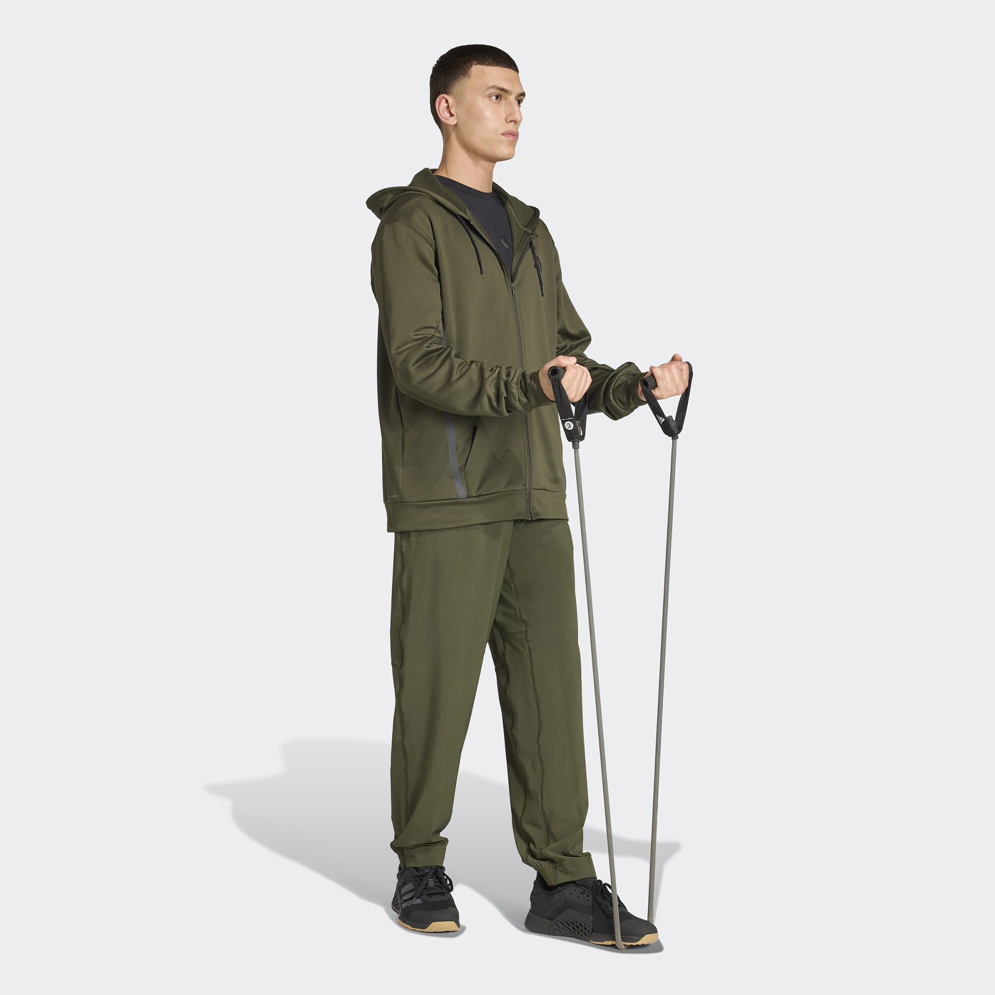 adidas Train Essentials Training Woven Erkek Yeşil Antrenman Eşofman Altı