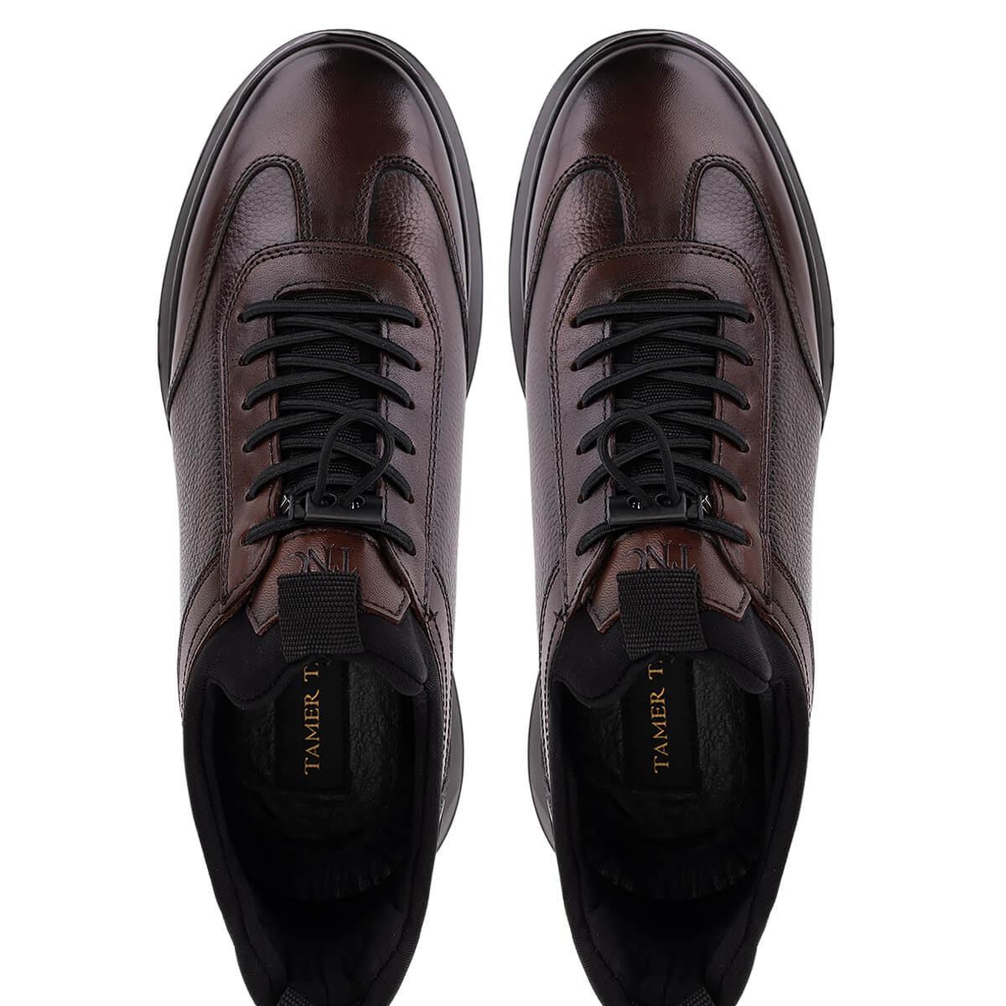 Tamer Tanca Erkek Hakiki Deri Kahverengi Casual Ayakkabı