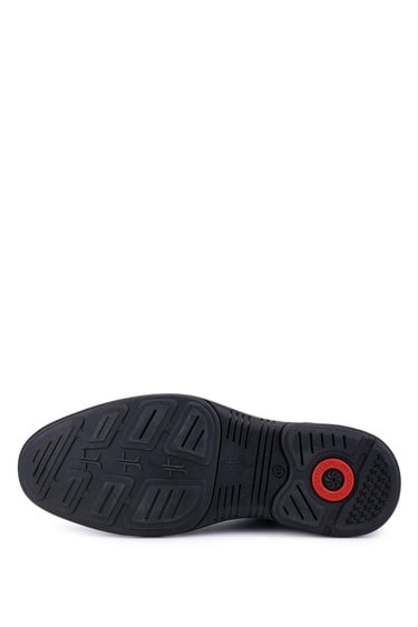  Tamer Tanca Erkek Hakiki Deri Siyah Klasik Bot