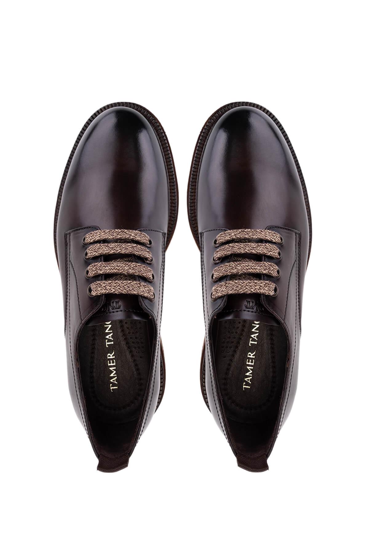 Tamer Tanca Tamer Tanca Erkek Hakiki Deri Taba Casual Ayakkabı | FashFed Taba - 6. görsel