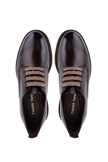  Tamer Tanca Erkek Hakiki Deri Taba Casual Ayakkabı