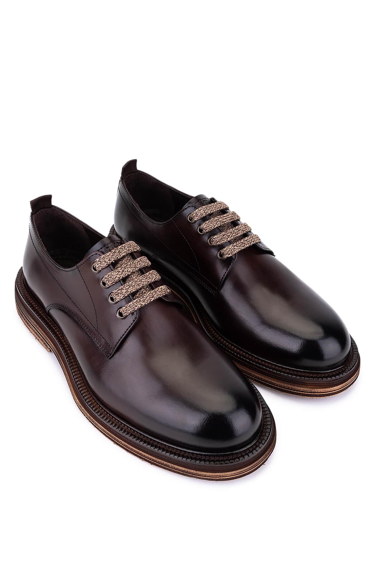 Tamer Tanca Tamer Tanca Erkek Hakiki Deri Taba Casual Ayakkabı | FashFed Taba - 4. görsel