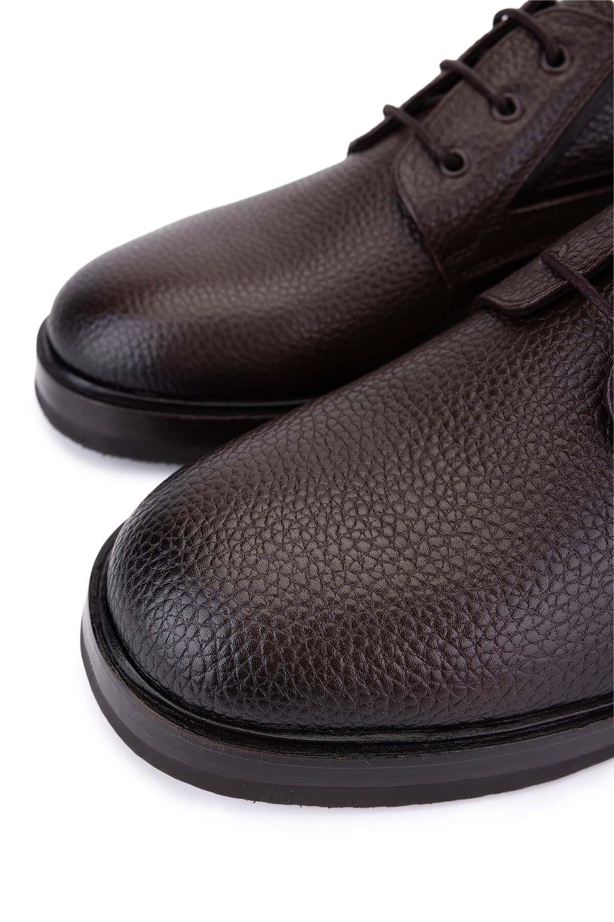  Tamer Tanca Erkek Hakiki Deri Kahve Casual Ayakkabı