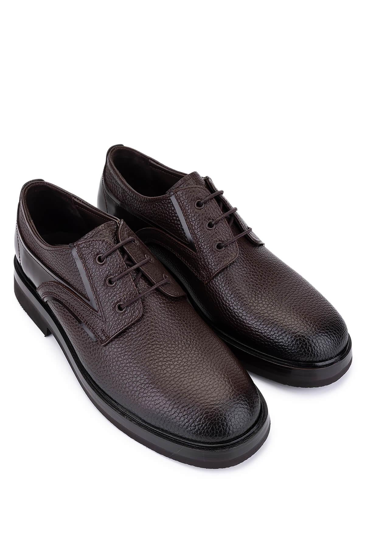Tamer Tanca Tamer Tanca Kahverengi Erkek Hakiki Deri Kahve Casual Ayakkabı | FashFed Kahverengi - 4. görsel