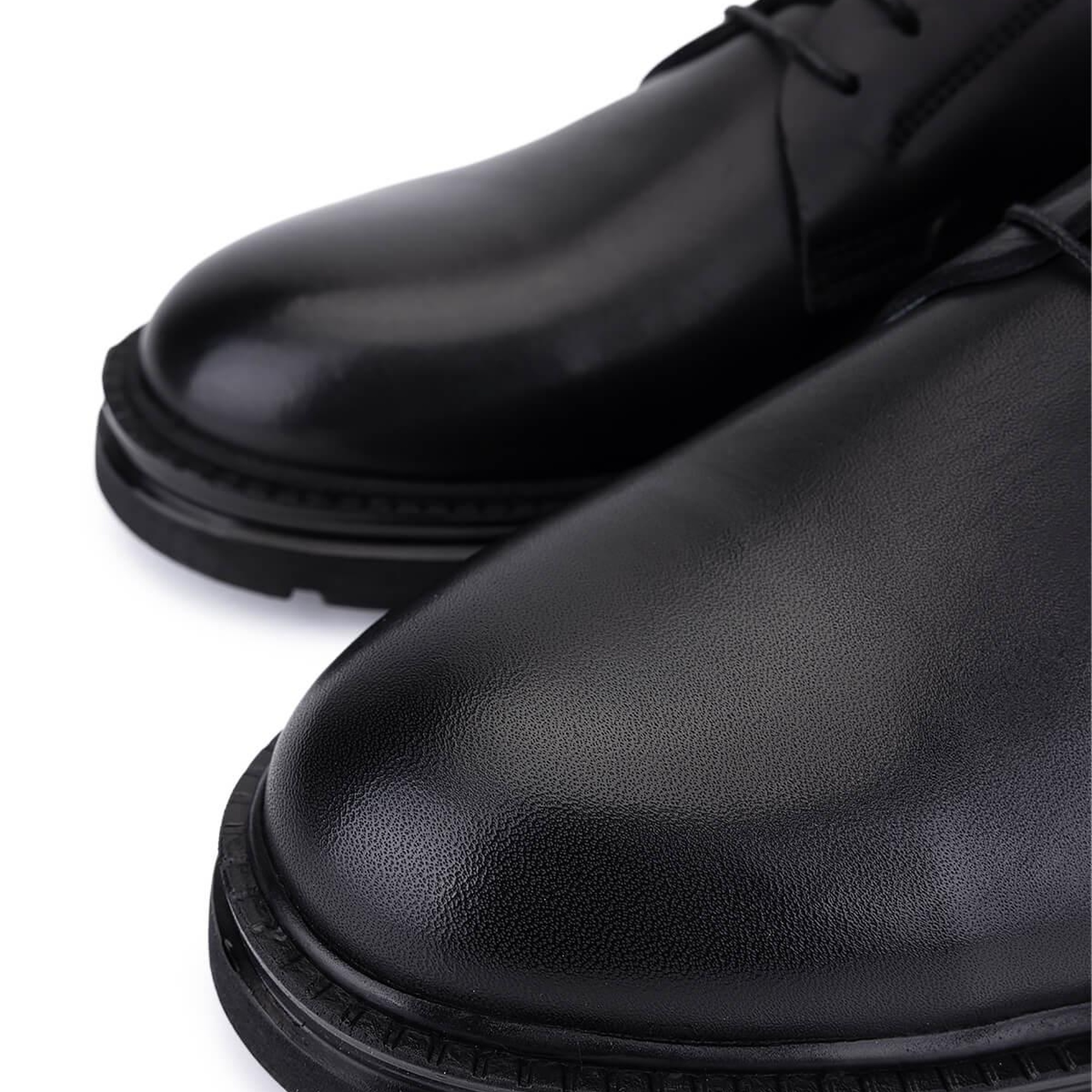 Tamer Tanca Erkek Hakiki Deri Siyah Casual Ayakkabı