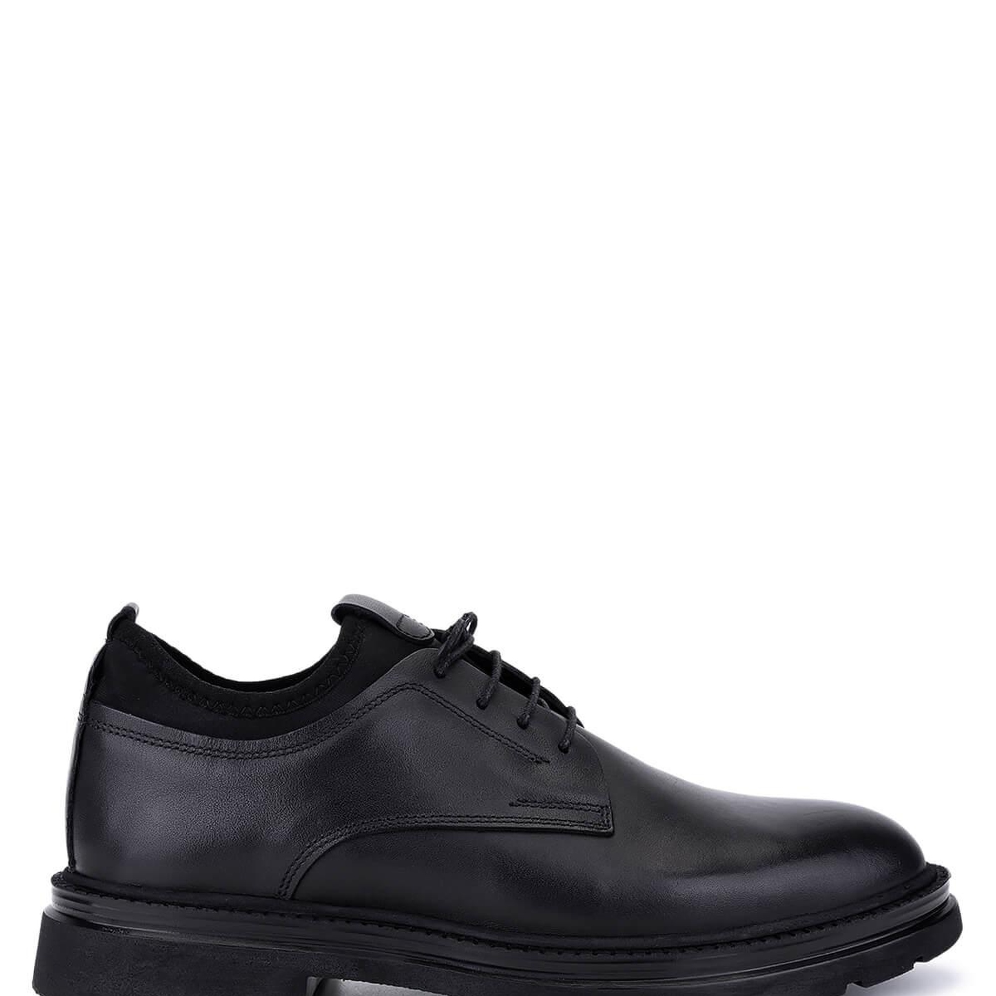 Tamer Tanca Erkek Hakiki Deri Siyah Casual Ayakkabı