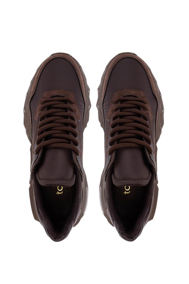  Tamer Tanca Kadın Suni Deri Kahve Sneakers & Spor Ayakkabı