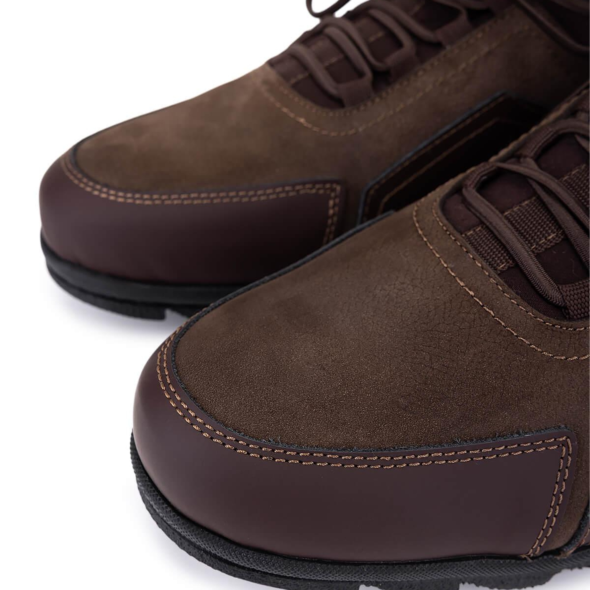 Tamer Tanca Erkek Hakiki Deri Kahverengi Nubuk Sneakers & Spor Ayakkabı