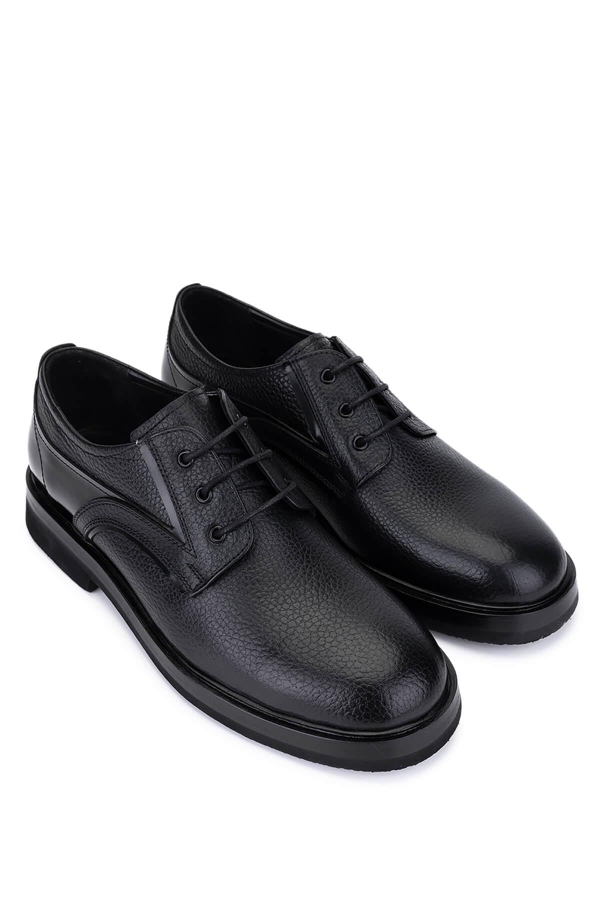 Tamer Tanca Tamer Tanca Siyah Erkek Hakiki Deri Casual Ayakkabı | FashFed Siyah - 4. görsel