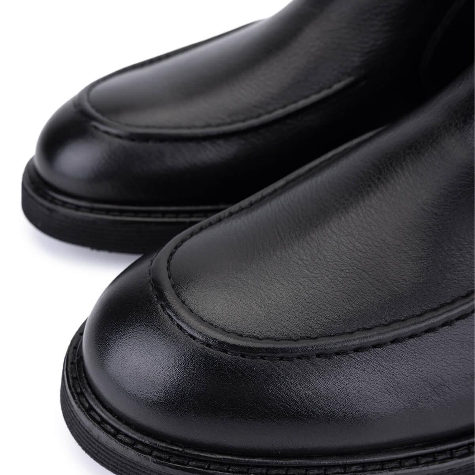 Tamer Tanca Erkek Hakiki Deri Siyah Klasik Bot