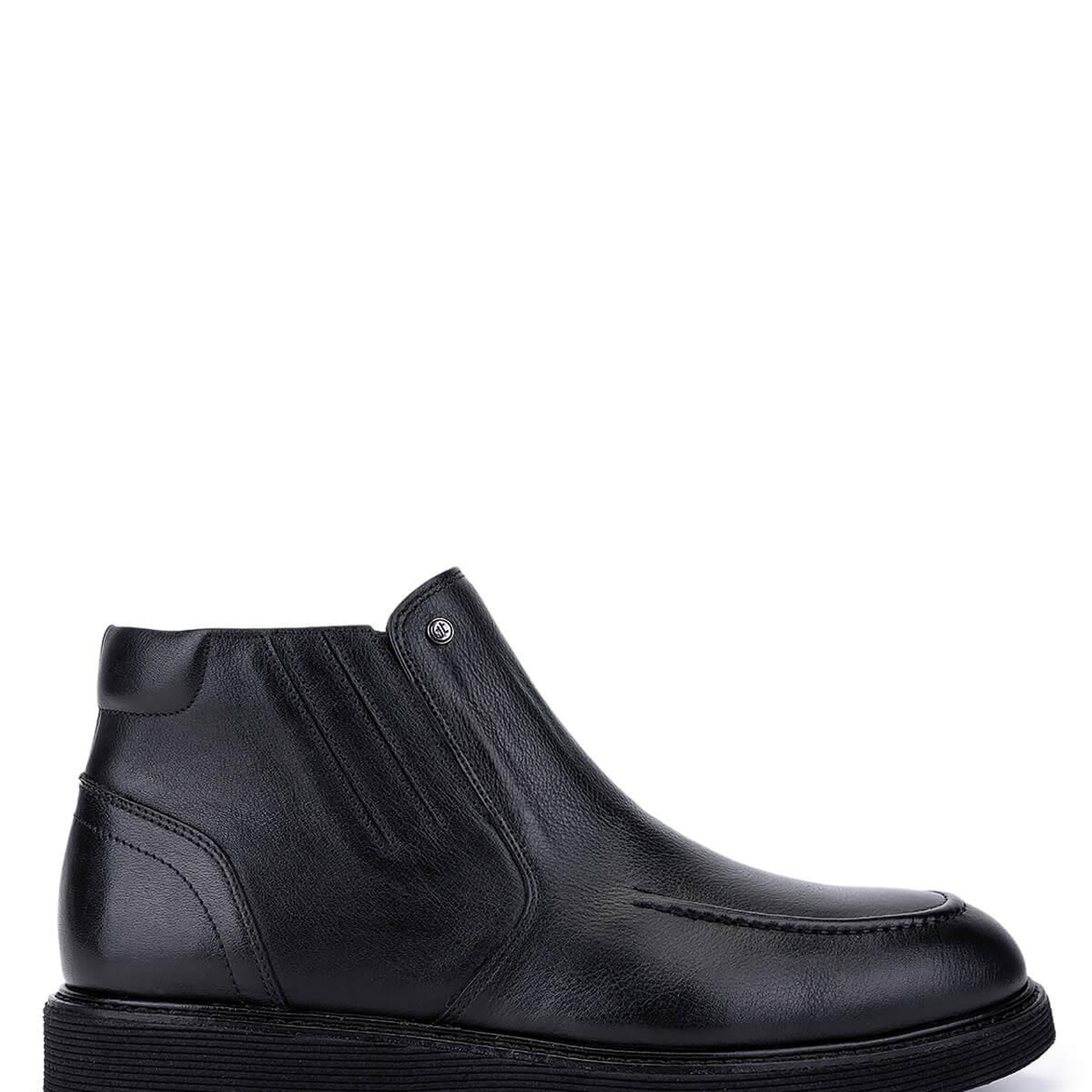 Tamer Tanca Erkek Hakiki Deri Siyah Klasik Bot