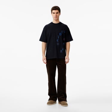  Scotch&Soda Loose Fit Applique Erkek Gri T-Shirt