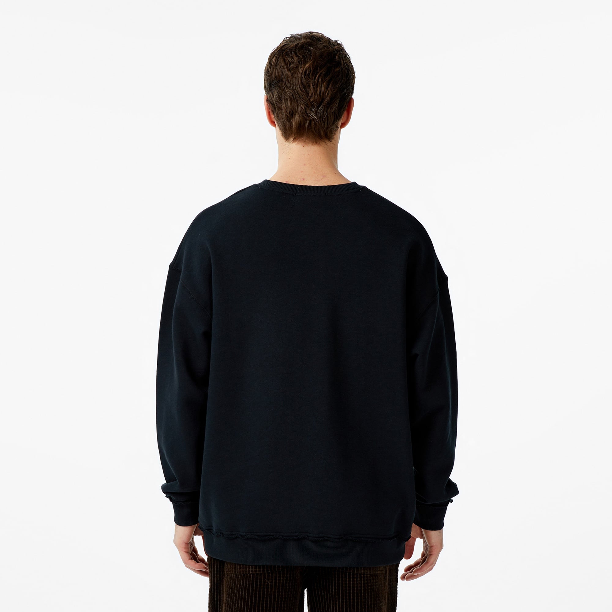 Scotch&Soda Loose Fıt Applique Erkek Gri Sweatshirt