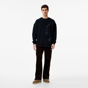  Scotch&Soda Loose Fıt Applique Erkek Gri Sweatshirt