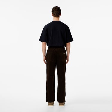  Scotch&Soda Jacquard Cotton-Blend Corduroy Relaxed Fit Erkek Kahverengi Pantolon