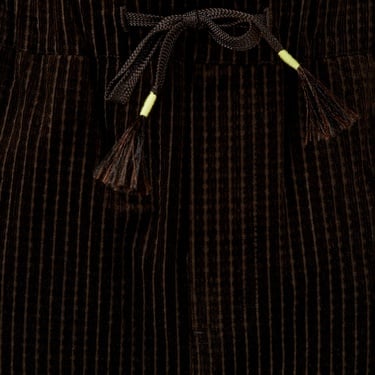  Scotch&Soda Jacquard Cotton-Blend Corduroy Relaxed Fit Erkek Kahverengi Pantolon