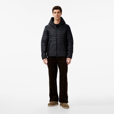  Scotch&Soda Reversible Insulated Lightweight Puffer Erkek Siyah Mont
