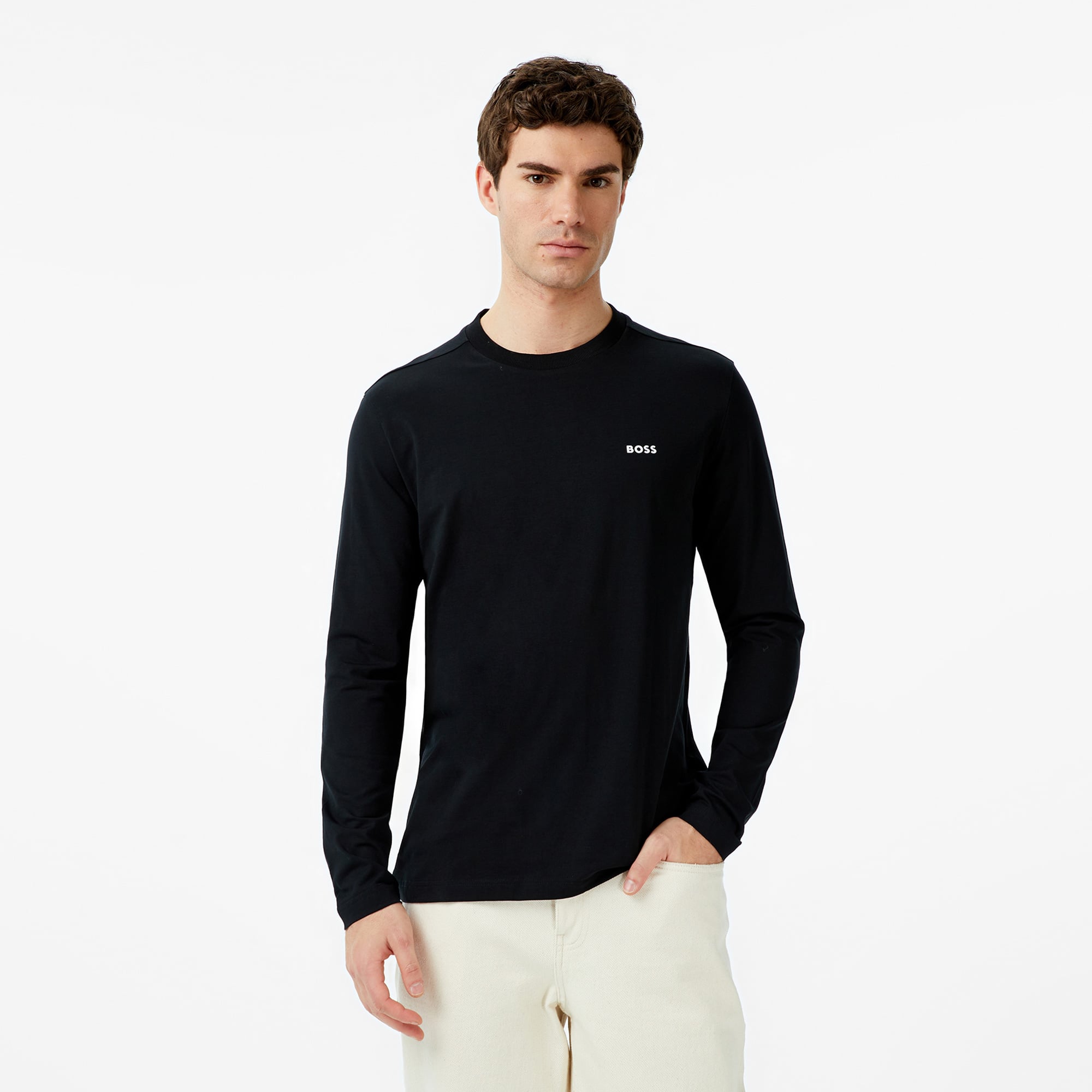  Boss Erkek Siyah T-Shirt